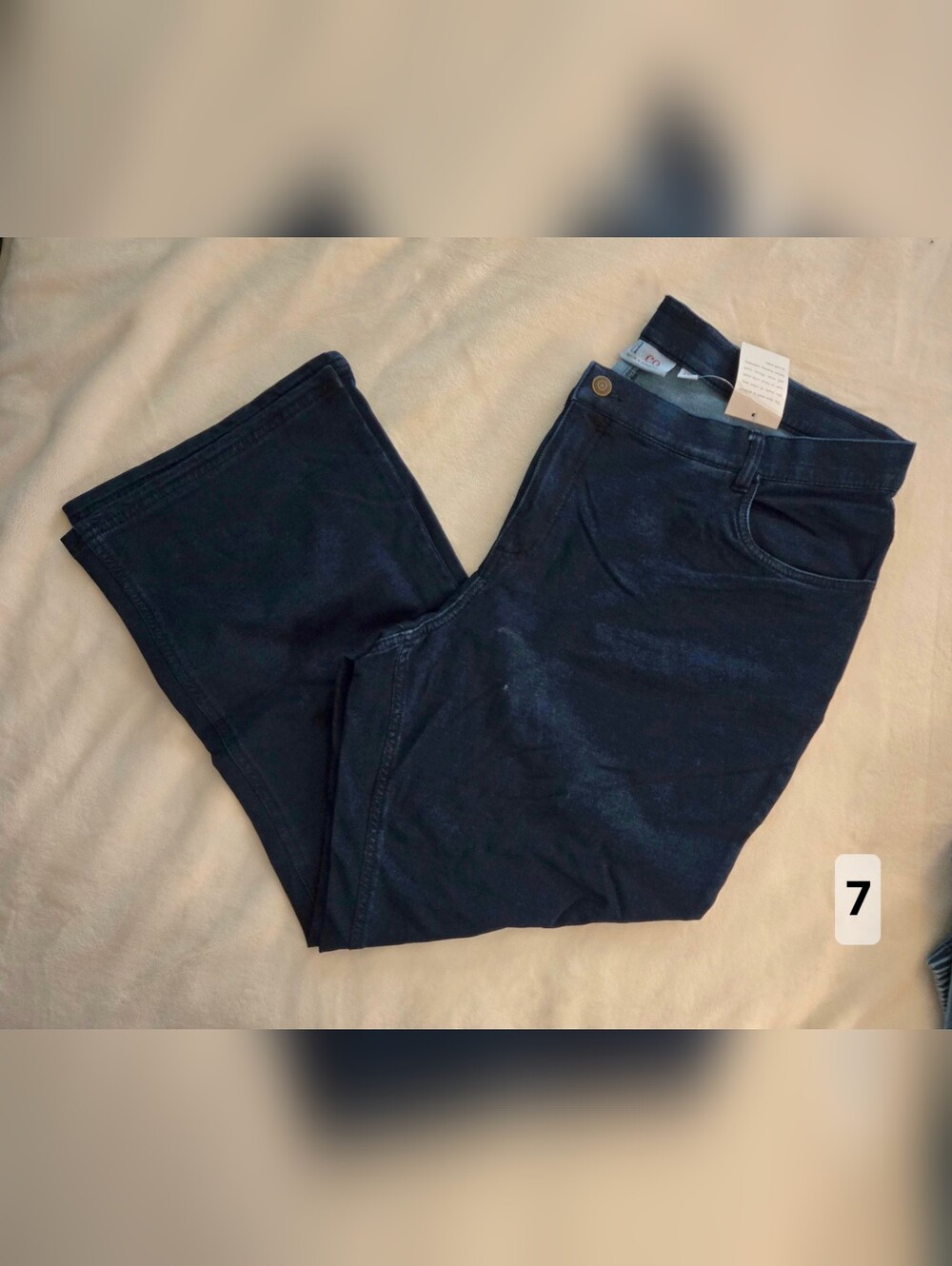 Denim&Co Dark Indigo Denim Pants